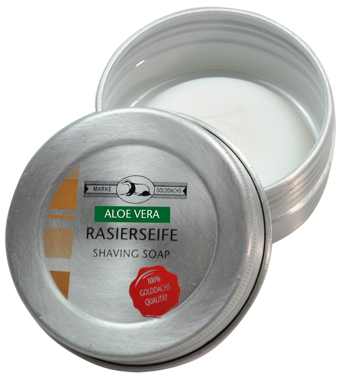 Rasierseife Aloe Vera in Aludose