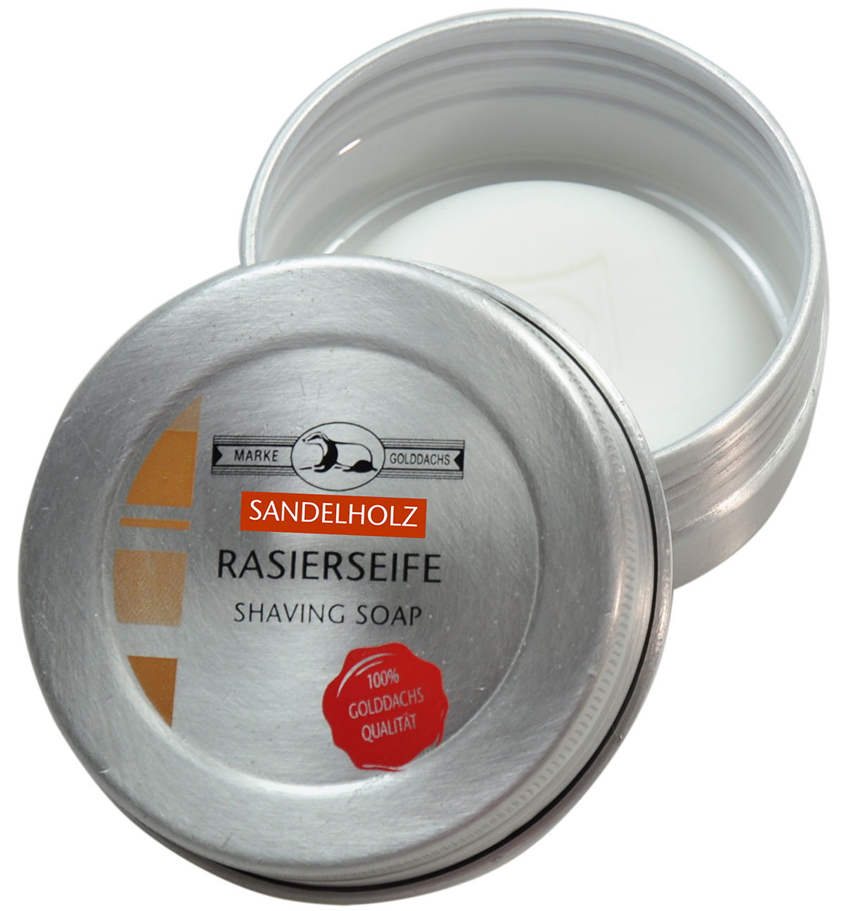 Rasierseife Sandelholz in Aludose