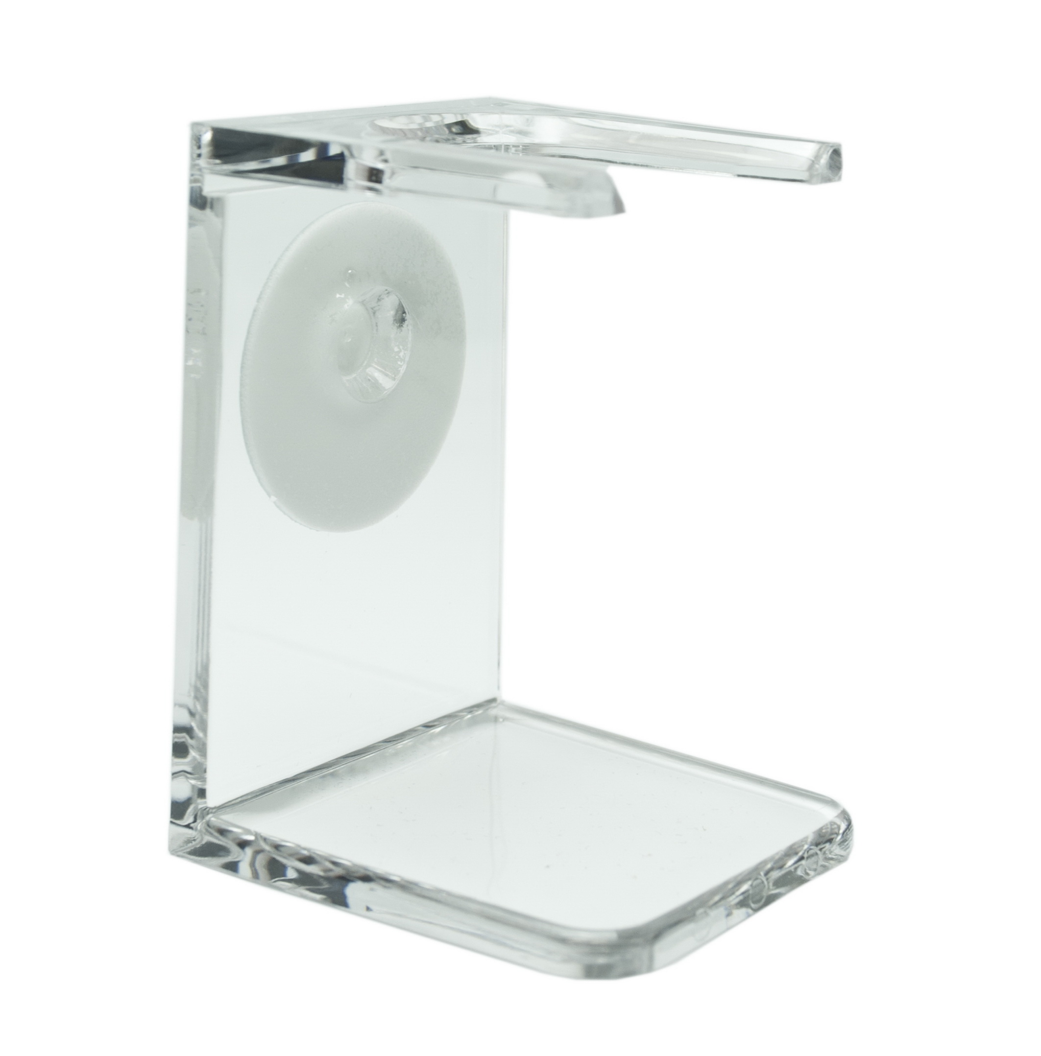 Rasierpinselhalter Kunststoff, transparent