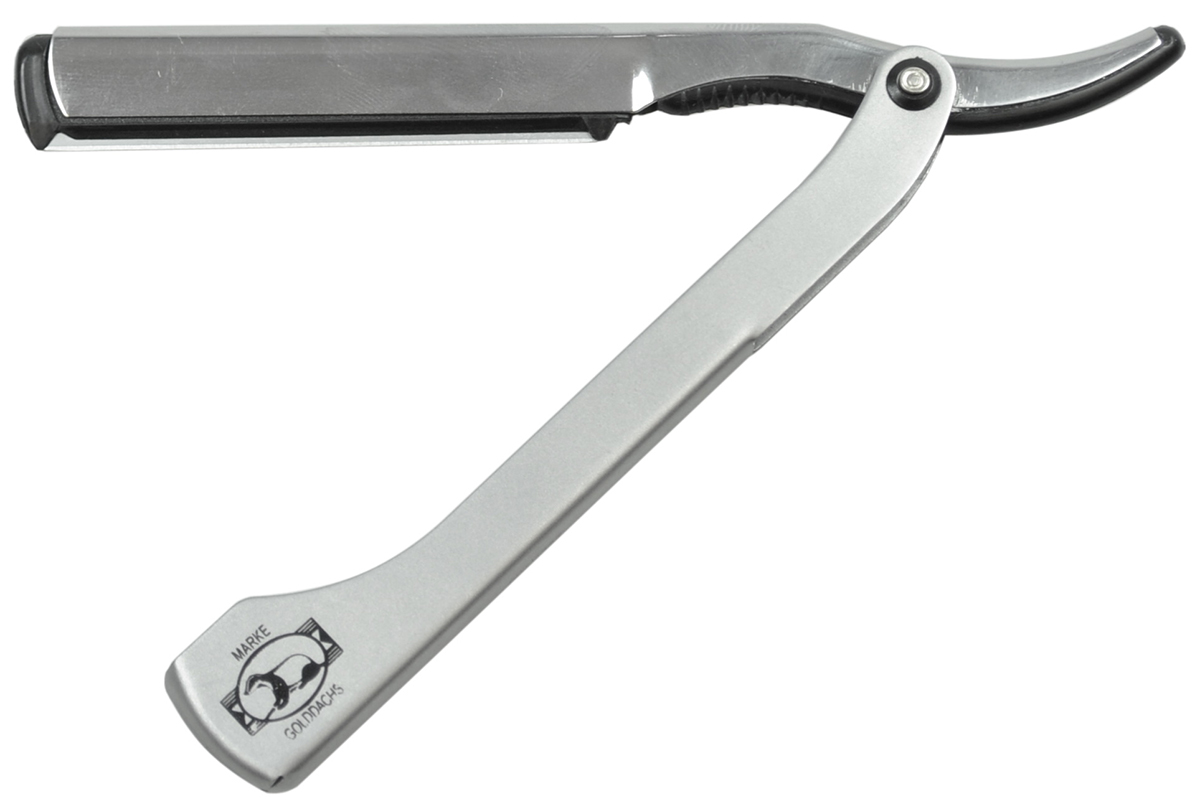 Rasiermesser aus Aluminium mit auswechselbarer Klinge, 65mm