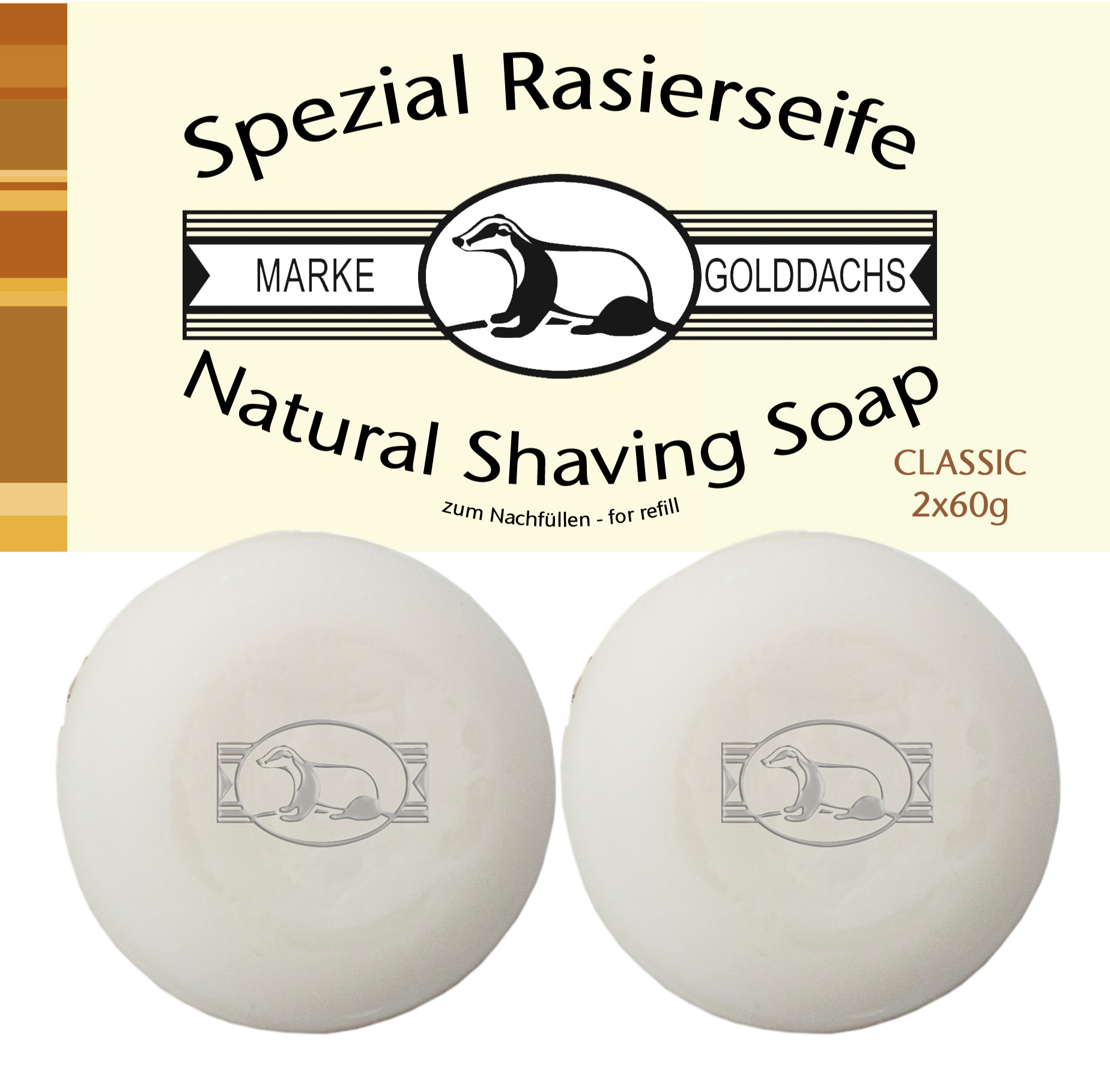 Rasierseife Classic 2x60g